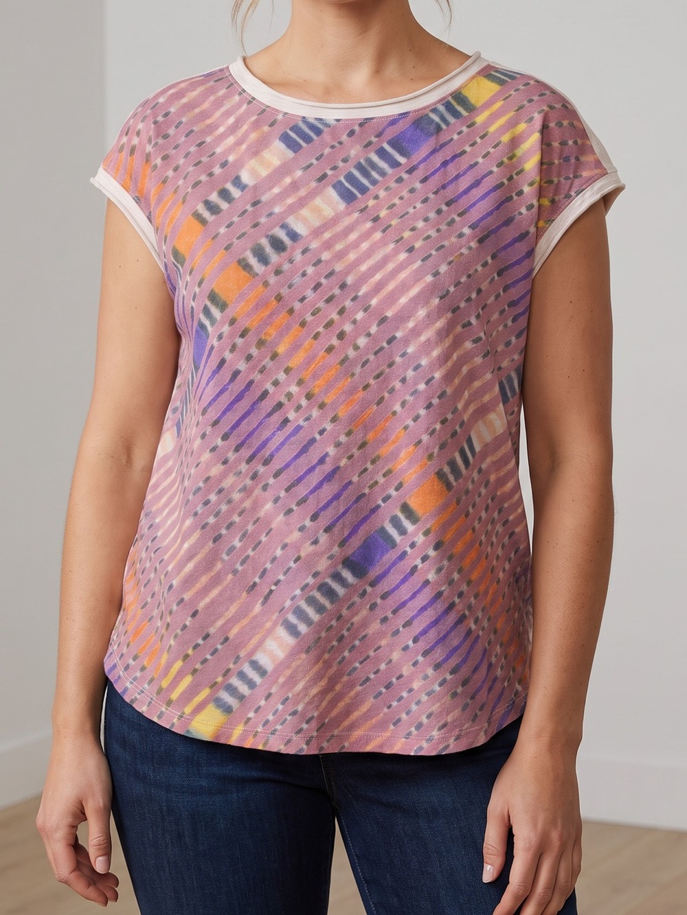 Anthropologie Multicolor Striped Top